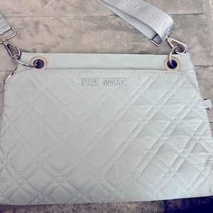 Steve Madden pastel sky blue tote